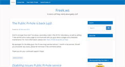 Desktop Screenshot of freek.ws